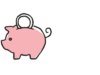 Piggie bank pink